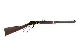 Henry Golden Boy 22lr lever action rifle features a 20 inch barrel